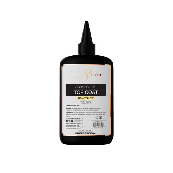 Cre8tion Acrylic No Wipe LED UV Top Coat Discount - Image 2